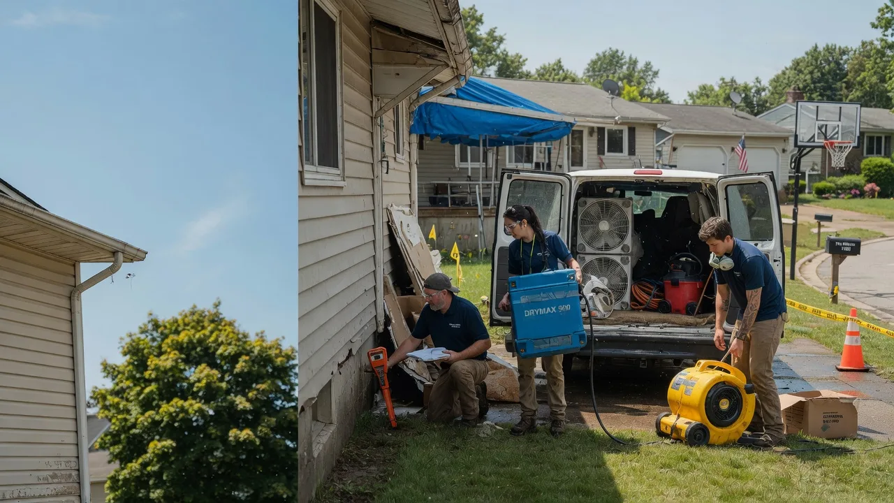 Ceiling Leak Cleanup in Keisterville, PA near me